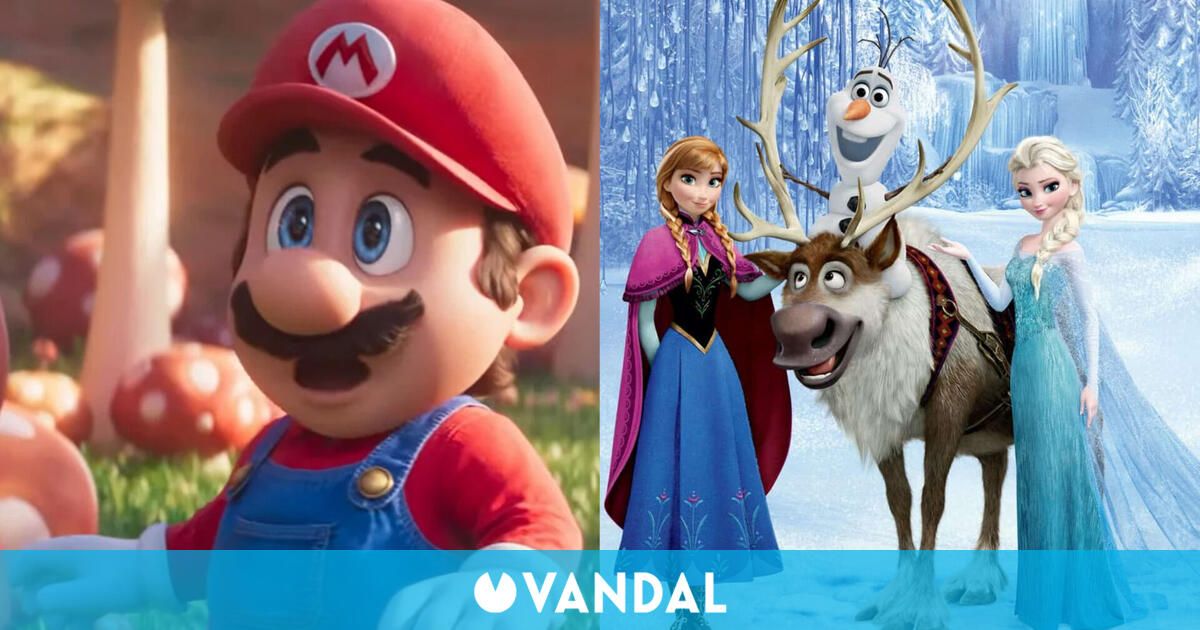 Super Mario Bros. فیلم از مجموعه قسمت اول Frozen پیشی گرفته است