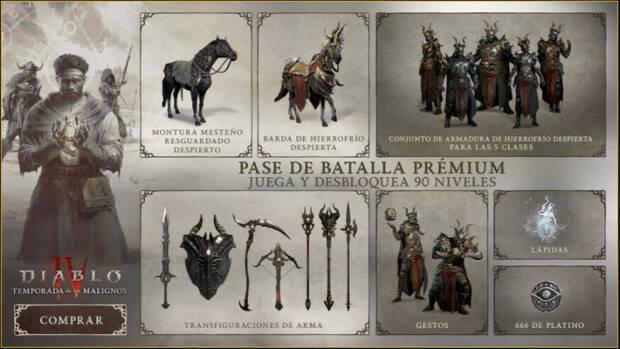 Diablo 4: The Battle Pass پلاتین کافی برای خرید لوازم آرایشی نمی دهد