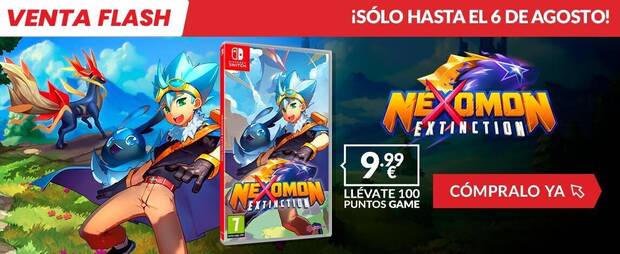 Get Nexomon: Extinction for Nintendo Switch for only €9.99 at GAME