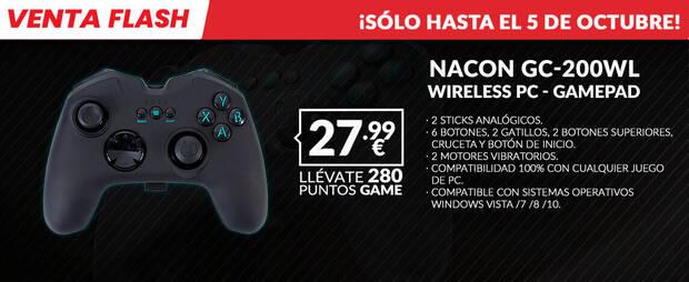 Get the Nacon GC-200WL WIRELESS Controller on offer at GAME for just 27.99 euros